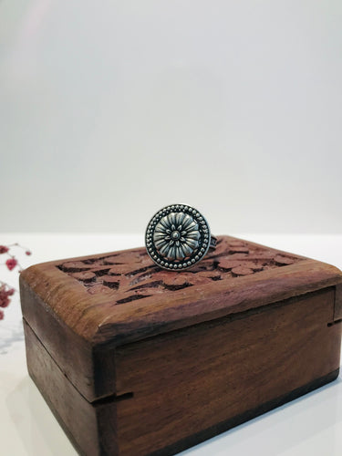 925 Silver Oxidise Ring